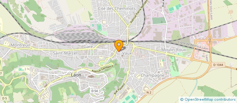localisation de l'entreprise LIBECOOP à LAON