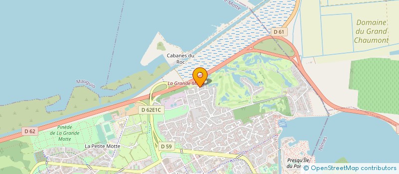 localisation de l'entreprise LIBEGE  LA GRANDE-MOTTE