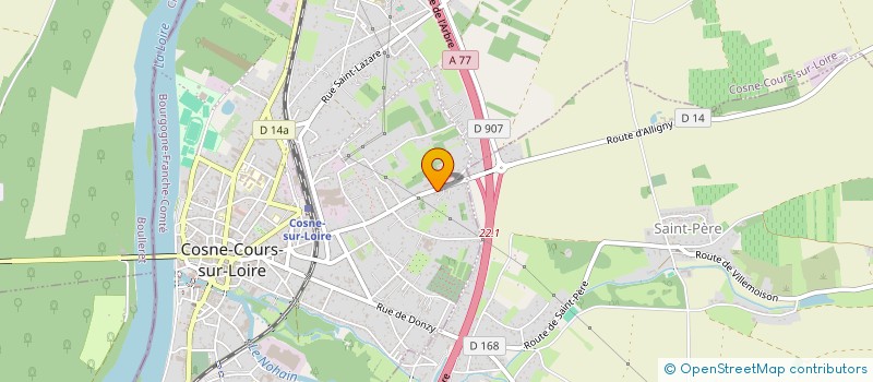 localisation de l'entreprise LIBELANGE à COSNE-COURS-SUR-LOIRE