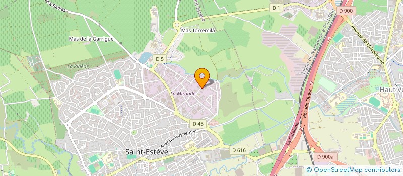 localisation de l'entreprise LIBELLANGE  SAINT-ESTEVE