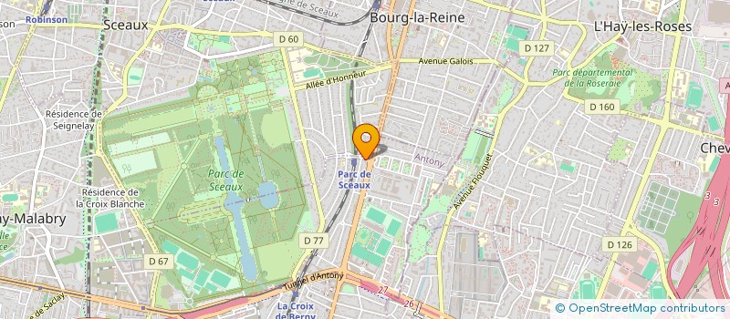 localisation de l'entreprise LIBELLULA à ANTONY