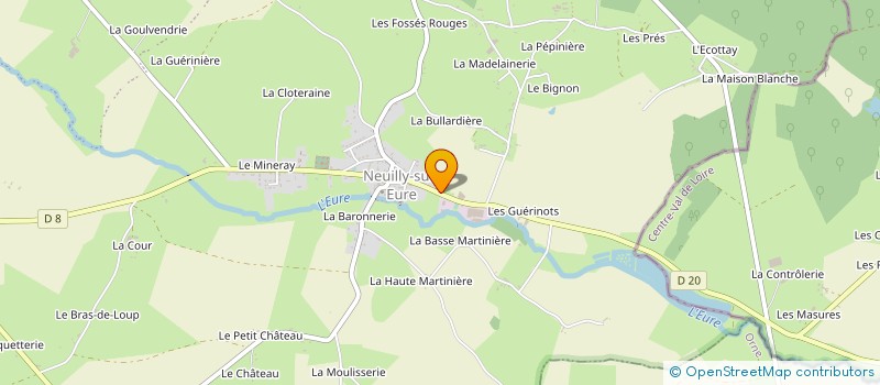 localisation de l'entreprise LIBELLULE à LONGNY LES VILLAGES