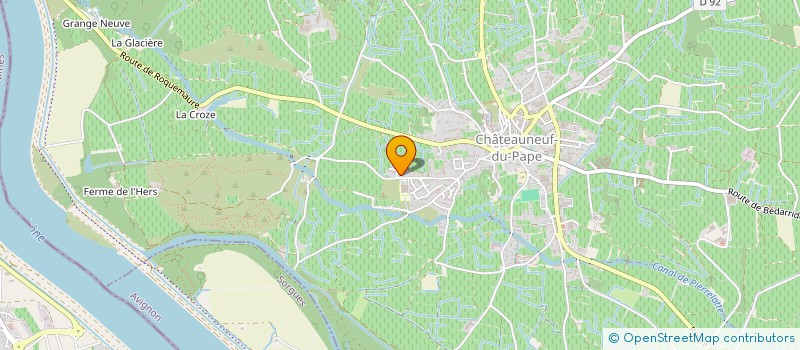localisation de l'entreprise LIBELLULE  CHATEAUNEUF-DU-PAPE