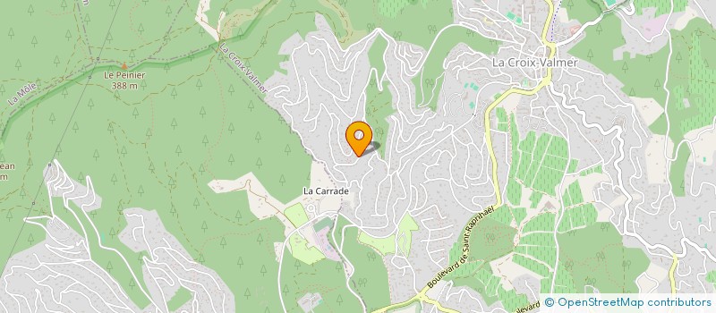 localisation de l'entreprise LIBELLULE  LA CROIX-VALMER