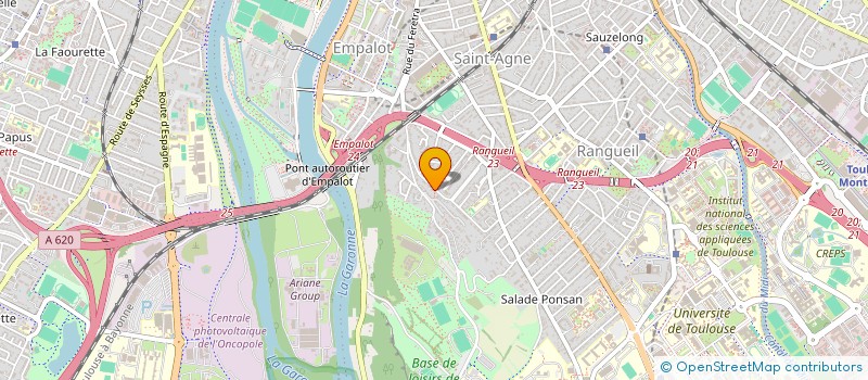 localisation de l'entreprise LIBELLULE  TOULOUSE