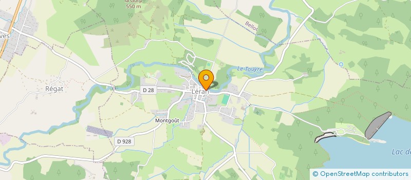 localisation de l'entreprise LIBELLULE à LERAN