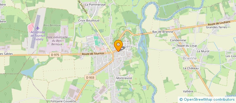 localisation de l'entreprise LIBELLULE à CUISERY