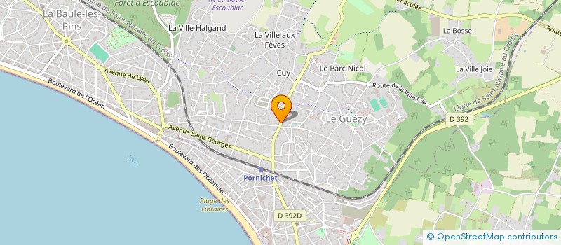 localisation de l'entreprise LIBELLULE  LA BAULE-ESCOUBLAC