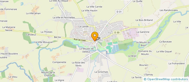 localisation de l'entreprise LIBELLULE  IFFENDIC