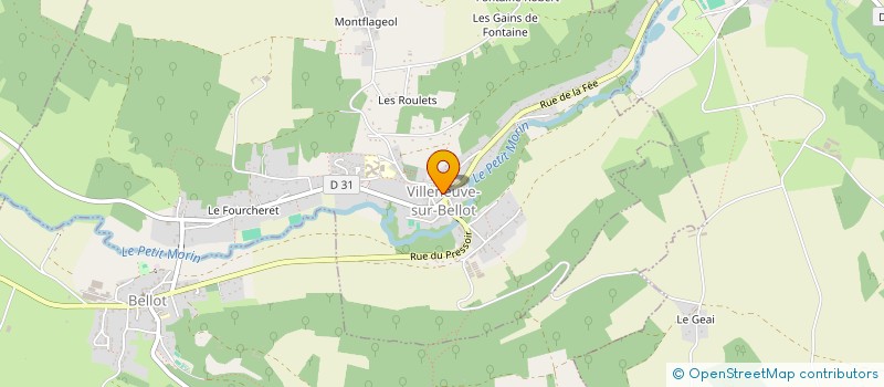 localisation de l'entreprise LIBELLULE  VILLENEUVE-SUR-BELLOT