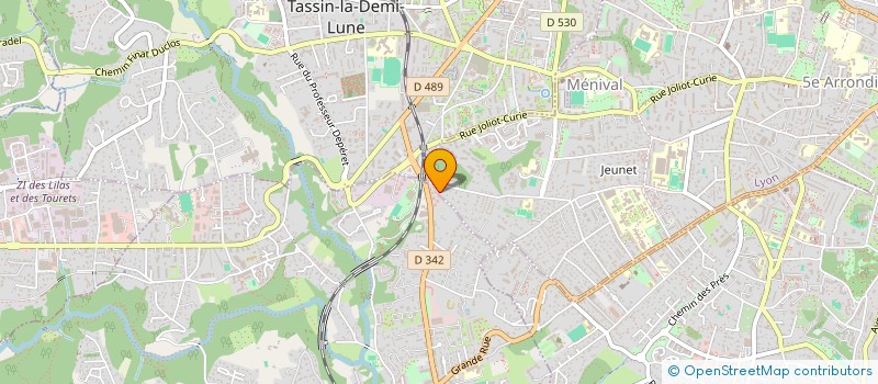 localisation de l'entreprise LIBELLULE BLEUE à LYON