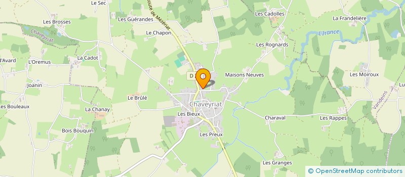 localisation de l'entreprise LIBELLULE BUREAU D'ETUDE-CONSEIL à CHAVEYRIAT