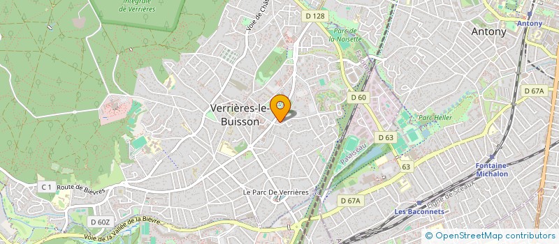 localisation de l'entreprise LIBELLULE CONSEIL à VERRIERES LE BUISSON