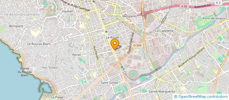 localisation de l'entreprise LIBELLULE NATURO à MARSEILLE
