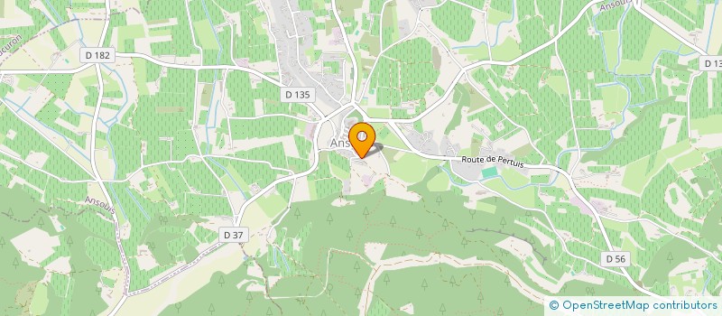 localisation de l'entreprise LIBELLULES ET COCCINELLES - VERGER VILLAGEOIS ANSOUIS à ANSOUIS