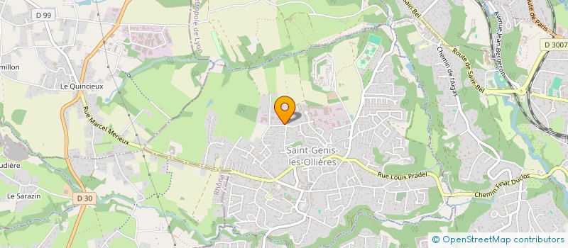 localisation de l'entreprise LIBELLUS.COM  SAINT-GENIS-LES-OLLIERES
