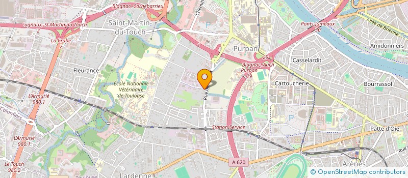 localisation de l'entreprise LIBELULA  TOULOUSE