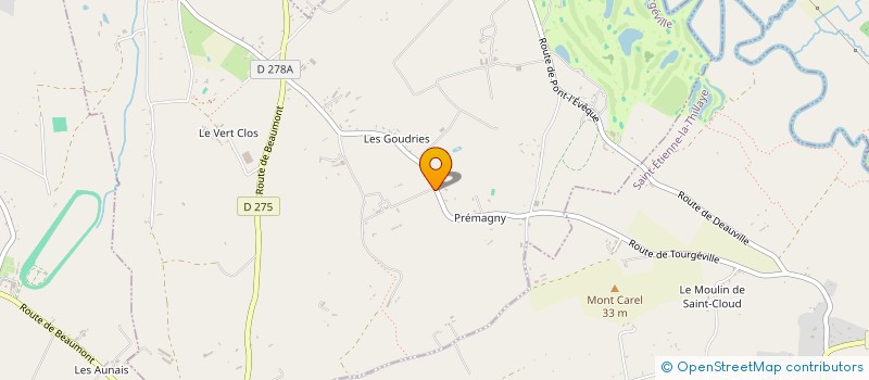 localisation de l'entreprise LIBELULA  TOURGEVILLE