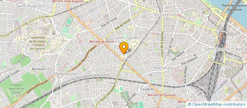 localisation de l'entreprise LIBER  BORDEAUX