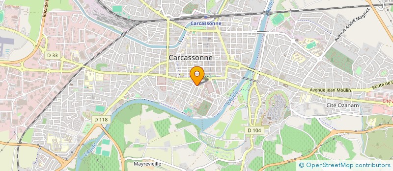 localisation de l'entreprise LIBER AGENCEMENT à CARCASSONNE
