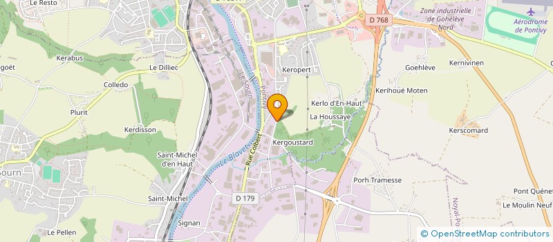 localisation de l'entreprise LIBER BOX  PONTIVY