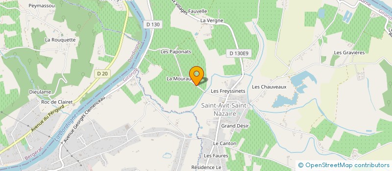 localisation de l'entreprise LIBER ET DIROL  SAINT-AVIT-SAINT-NAZAIRE