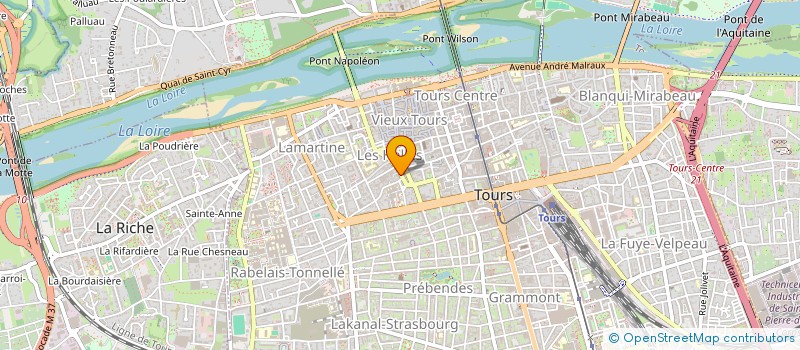 localisation de l'entreprise LIBER'THE  TOURS