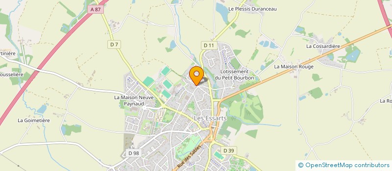 localisation de l'entreprise LIBERA VERDA à ESSARTS-EN-BOCAGE