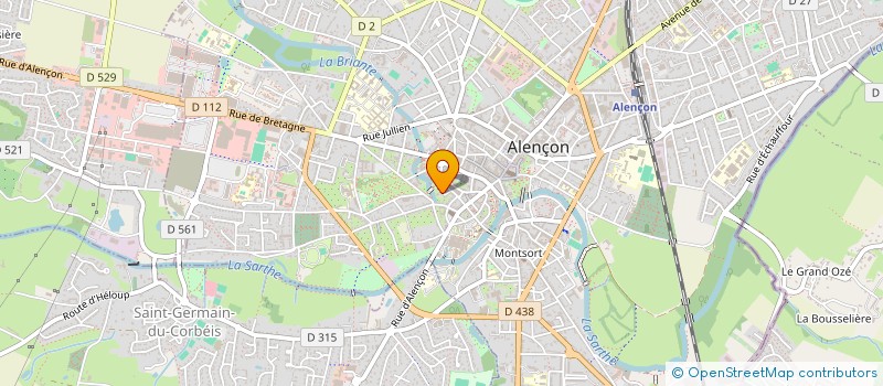 localisation de l'entreprise LIBERA VOX à ALENCON