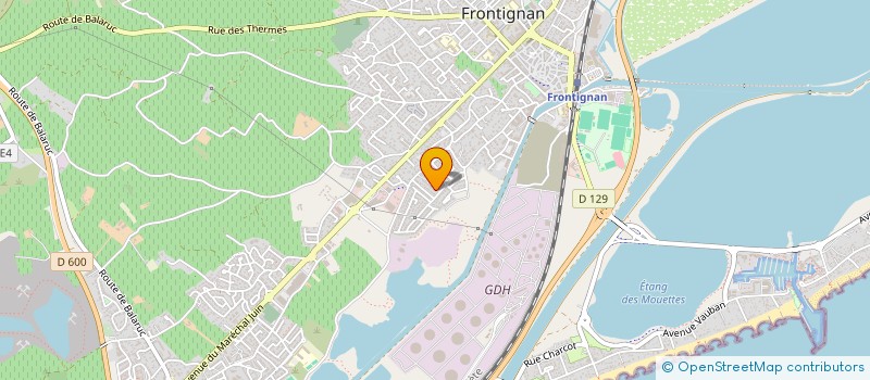 localisation de l'entreprise LIBERADMIN à FRONTIGNAN