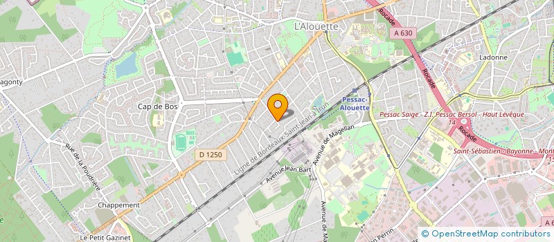 localisation de l'entreprise LIBERAL CENTER à PESSAC