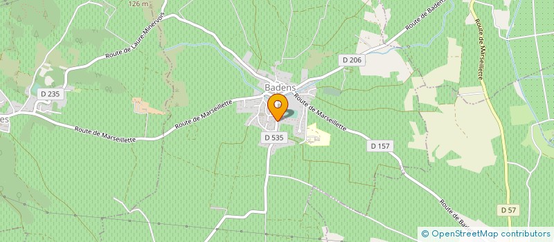 localisation de l'entreprise LIBERALIA ACCUEIL ET CULTURE  BADENS