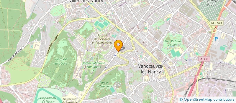 localisation de l'entreprise LIBERAT à VANDŒUVRE-LES-NANCY