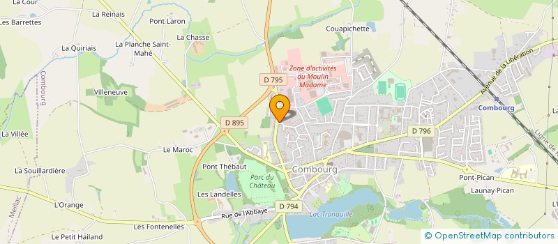 localisation de l'entreprise LIBERATION  COMBOURG