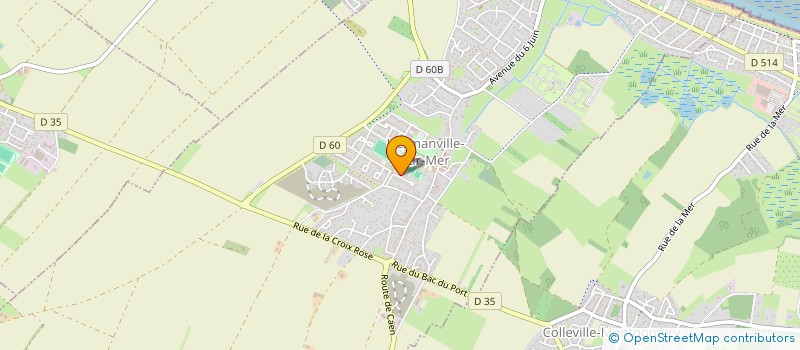 localisation de l'entreprise LIBERATION ET MEMOIRE ASSOCIATION DES AMIS DU MUSEE MEMORIAL DE LA BATAILLE DE NORMANDIE A CAEN  HERMANVILLE-SUR-MER