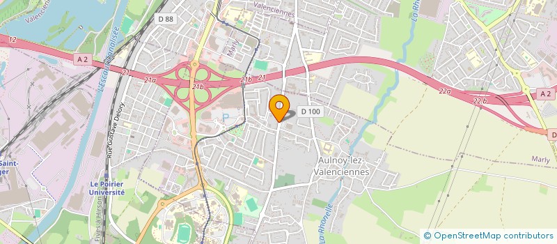 localisation de l'entreprise LIBERATION INVESTISSEMENT  AULNOY-LEZ-VALENCIENNES