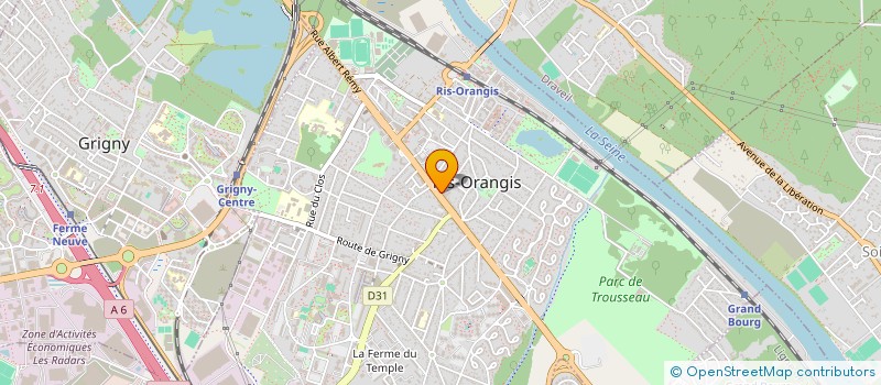 localisation de l'entreprise LIBERATION MENUISERIE à RIS-ORANGIS