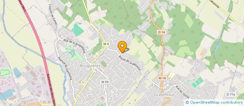 localisation de l'entreprise LIBERCITI  BRUGUIERES