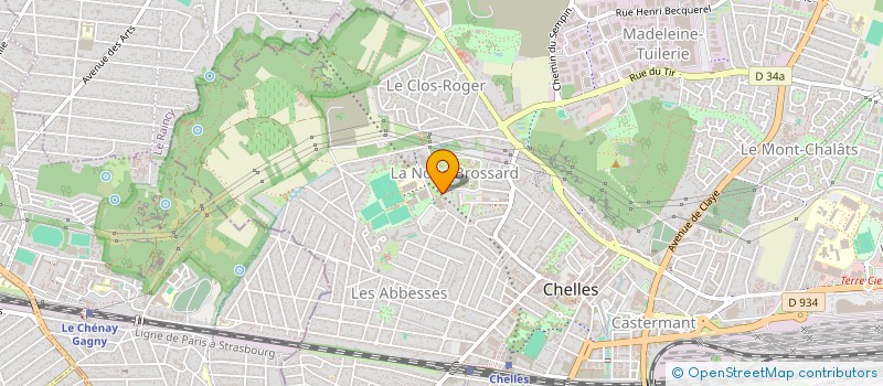 localisation de l'entreprise LIBERDADE à CHELLES
