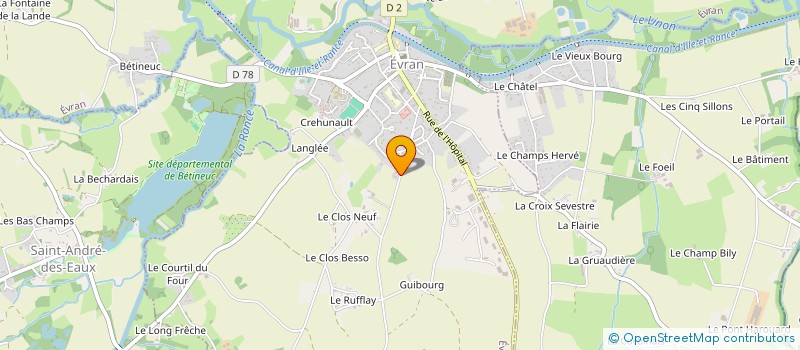 localisation de l'entreprise LIBERE TA VOIX  EVRAN