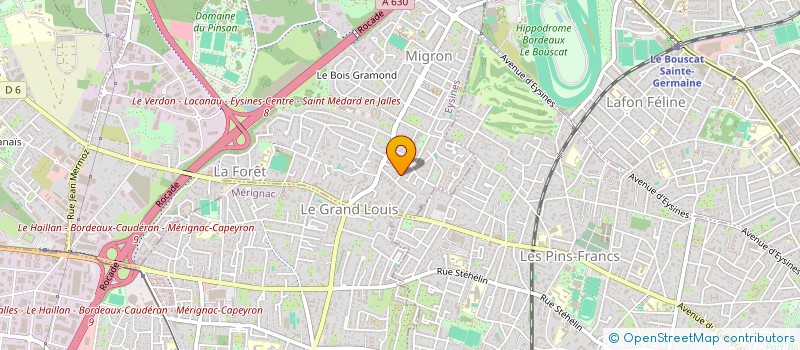 localisation de l'entreprise LIBERE TES NOTES à EYSINES