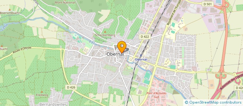 localisation de l'entreprise LIBERI ESTE  OBERNAI