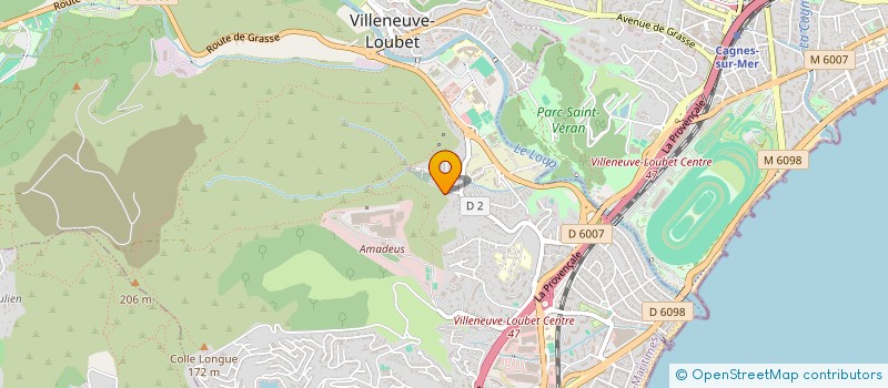 localisation de l'entreprise LIBERIADE à VILLENEUVE-LOUBET