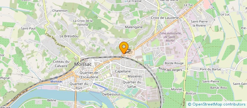 localisation de l'entreprise LIBERIS  MOISSAC