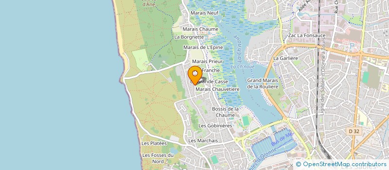 localisation de l'entreprise LIBERNEV à LES SABLES D'OLONNE