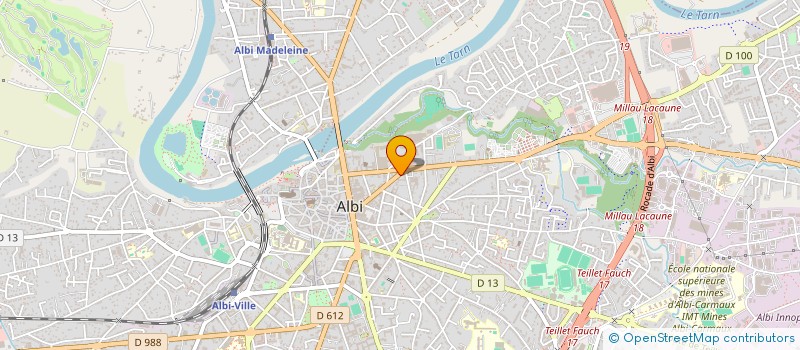 localisation de l'entreprise LIBERONS NOTRE LUMIERE à ALBI