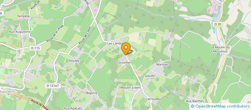 localisation de l'entreprise LIBERT'ADO  TABANAC