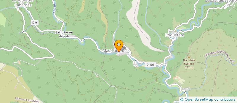 localisation de l'entreprise LIBERT'ARTS  MAS-CABARDES