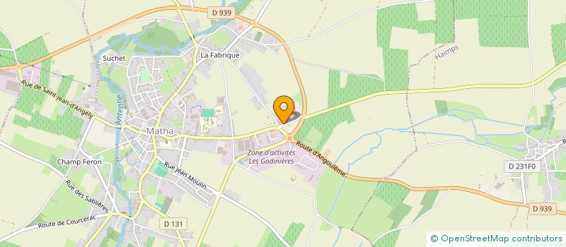 localisation de l'entreprise LIBERT'E MATHA  MATHA