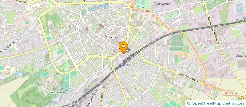 localisation de l'entreprise LIBERTA à ARRAS